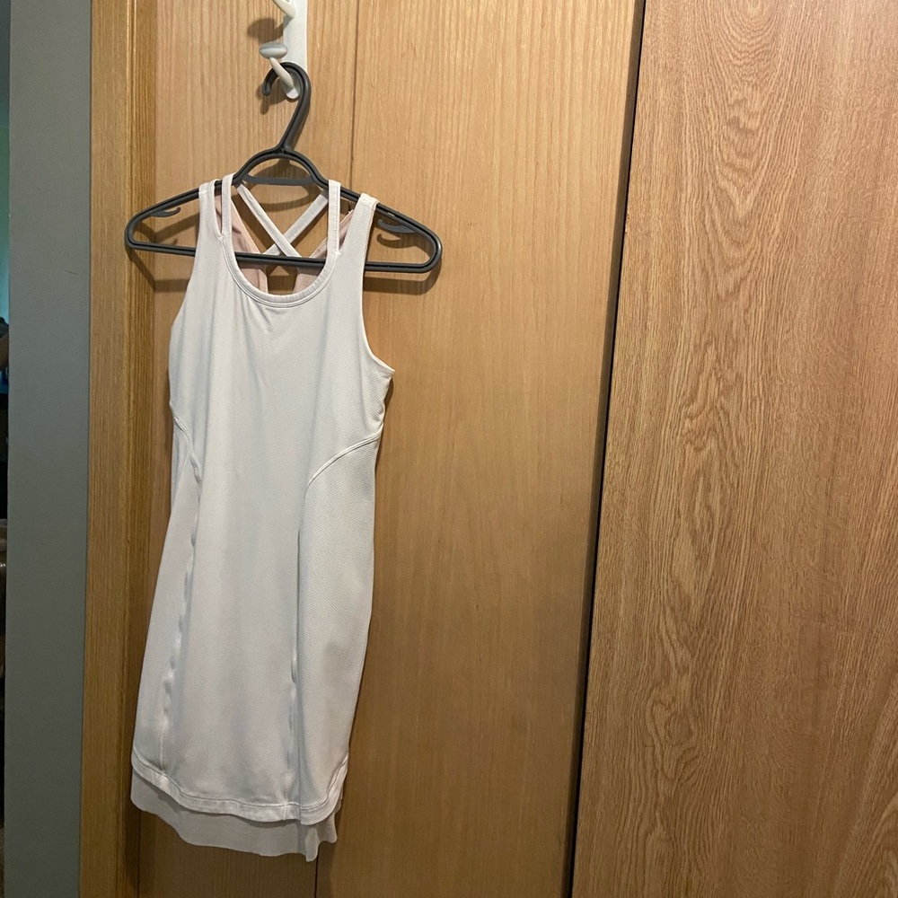 Ivivva Cream Strappy Mini Dress